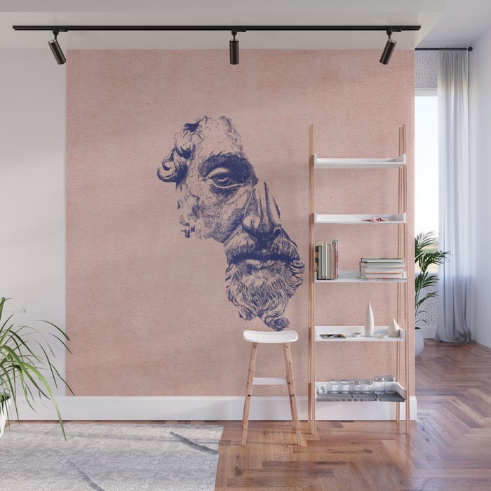 MARCUS AURELIUS ANTONINUS AUGUSTUS / Ballpen Wall Mural Gallery Image 1
