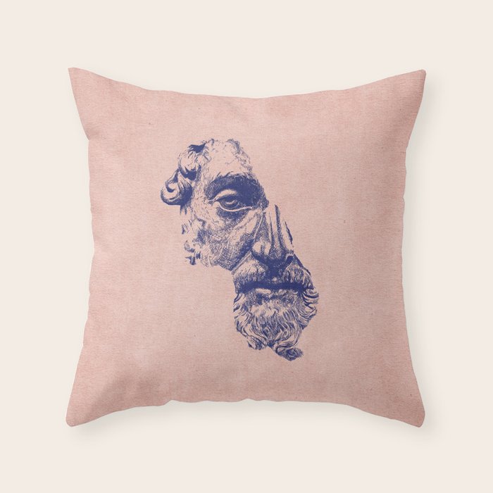 MARCUS AURELIUS ANTONINUS AUGUSTUS / Ballpen Throw Pillow Gallery Image 6