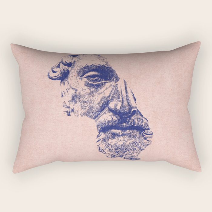 MARCUS AURELIUS ANTONINUS AUGUSTUS / Ballpen Rectangular Pillow Gallery Image 1