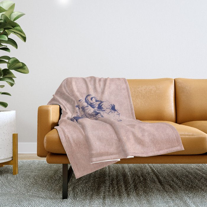 MARCUS AURELIUS ANTONINUS AUGUSTUS / Ballpen Throw Blanket Gallery Image 1