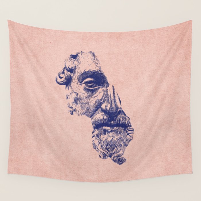 MARCUS AURELIUS ANTONINUS AUGUSTUS / Ballpen Wall Tapestry Gallery Image 1