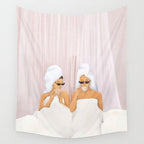 Morning with a friend Wall Tapestry Gallery Image 4