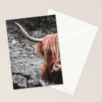 Highland Cow Stationery Card Gallery Image 2