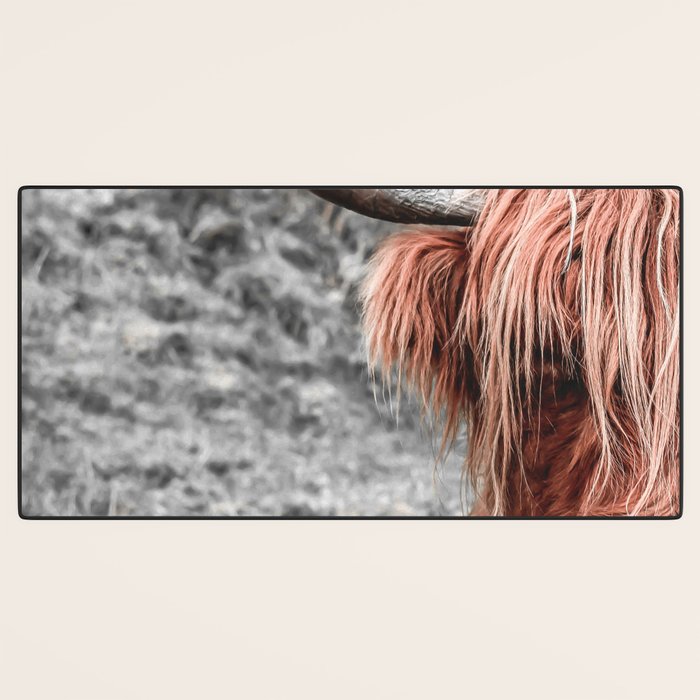 Highland Cow Desk Mat Gallery Image 3