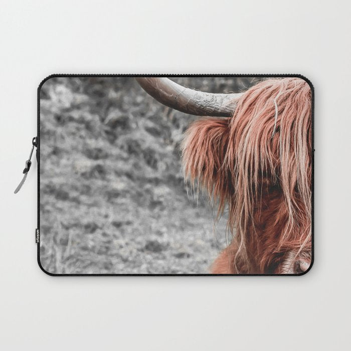 Highland Cow Laptop Sleeve Gallery Image 1