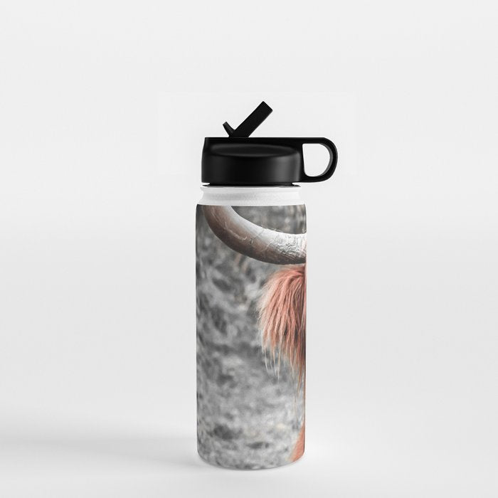 Highland Cow Water Bottle Gallery Image 1
