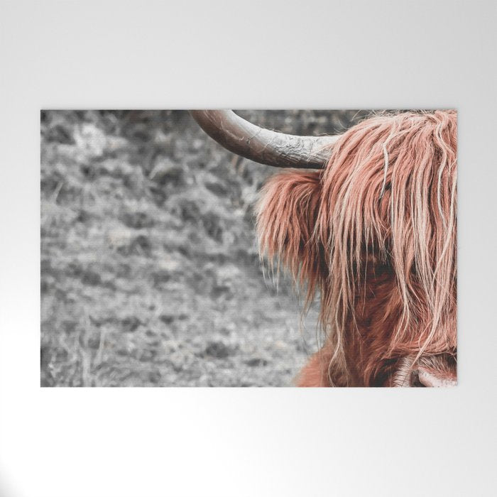 Highland Cow Welcome Mat Gallery Image 1