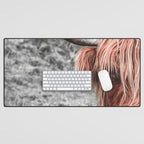 Highland Cow Desk Mat Gallery Image 1