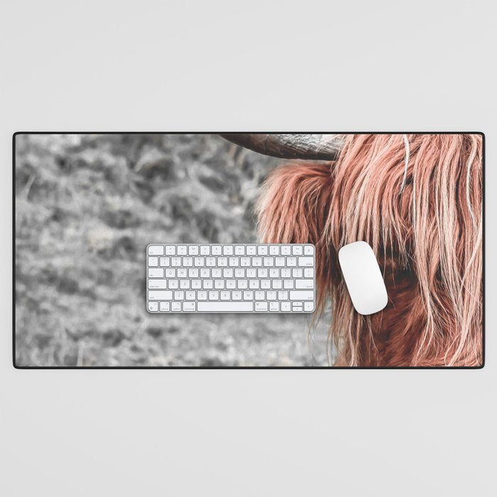 Highland Cow Desk Mat Gallery Image 1
