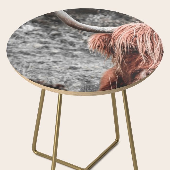 Highland Cow Side Table Gallery Image 2