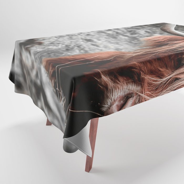Highland Cow Tablecloth Gallery Image 1