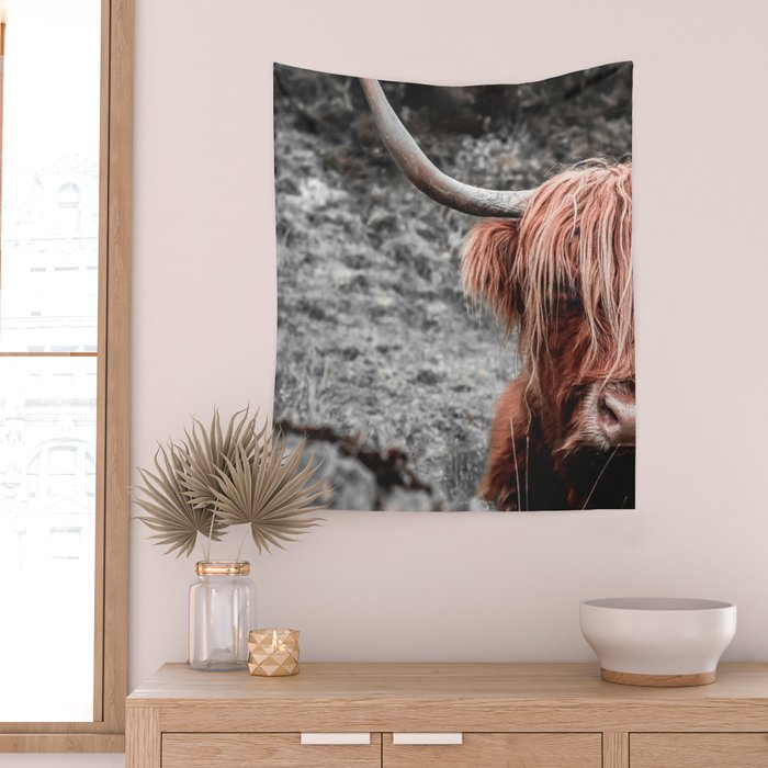 Highland Cow Wall Tapestry Gallery Image 2