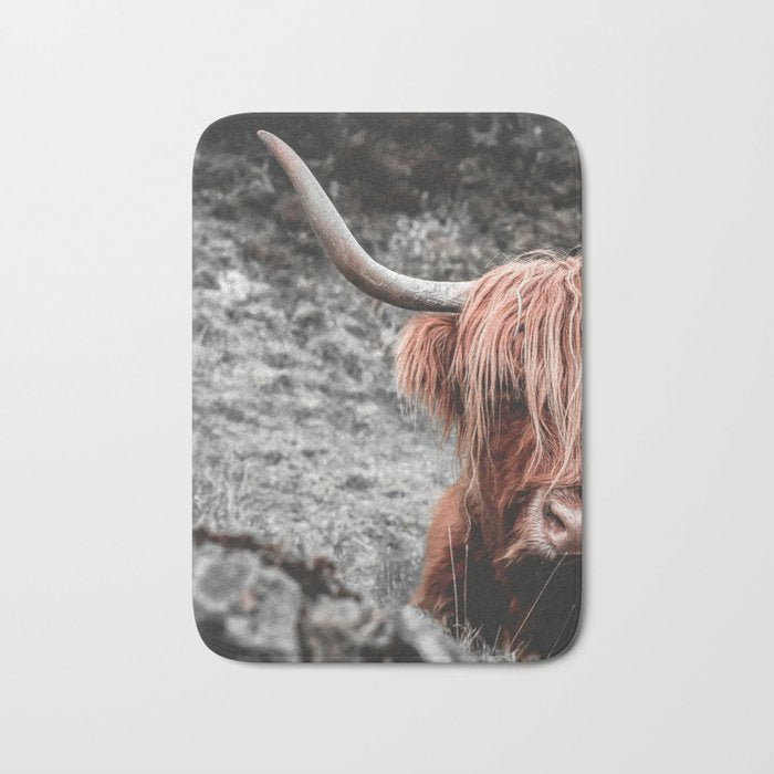 Highland Cow Bath Mat Gallery Image 1