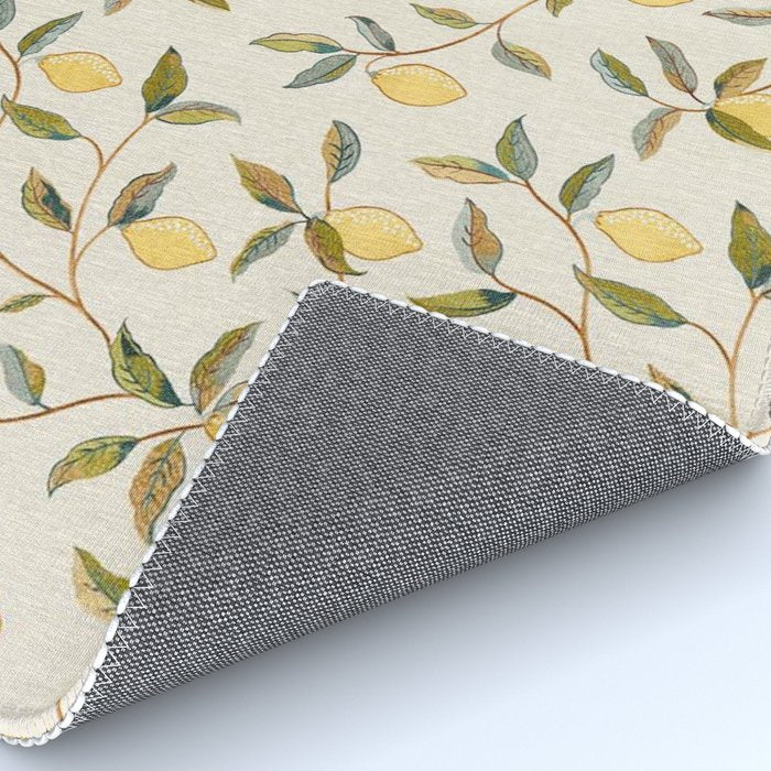 William Morris Vintage Lemon Tree Pattern Rug Gallery Image 4