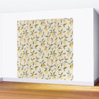 William Morris Vintage Lemon Tree Pattern Wall Mural Gallery Image 2