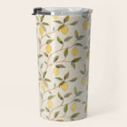 William Morris Vintage Lemon Tree Pattern Travel Mug Gallery Image 3