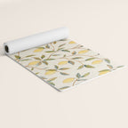 William Morris Vintage Lemon Tree Pattern Yoga Mat Gallery Image 2