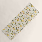 William Morris Vintage Lemon Tree Pattern Yoga Mat Gallery Image 1