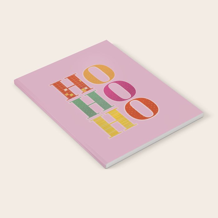 HO HO HO Festive Letters Notebook Gallery Image 2
