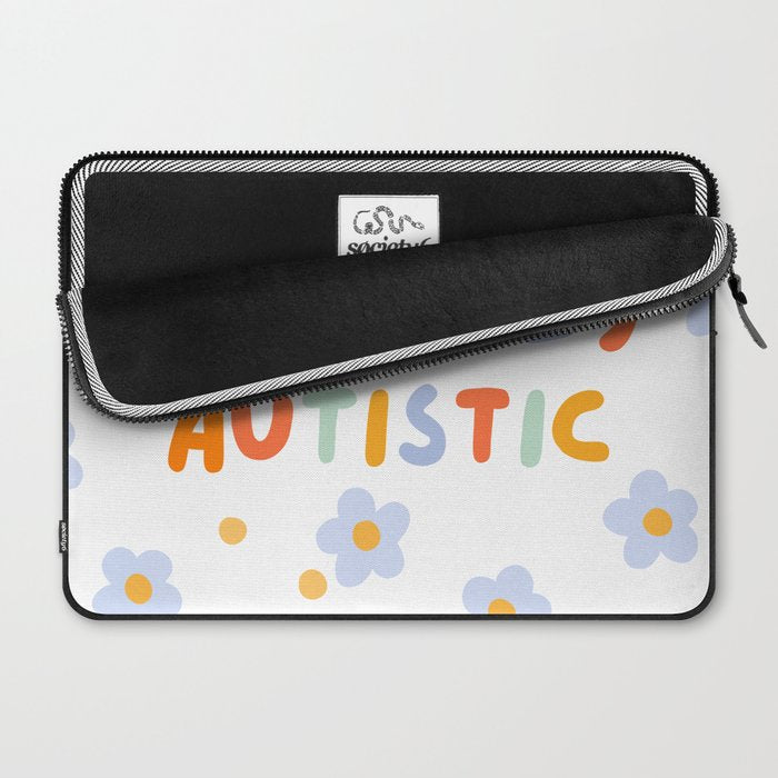 Actually Autistic  Laptop Sleeve Gallery Image 2