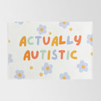 Actually Autistic  Rug Gallery Image 2