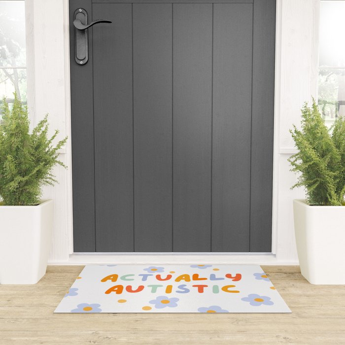 Actually Autistic  Welcome Mat Gallery Image 3