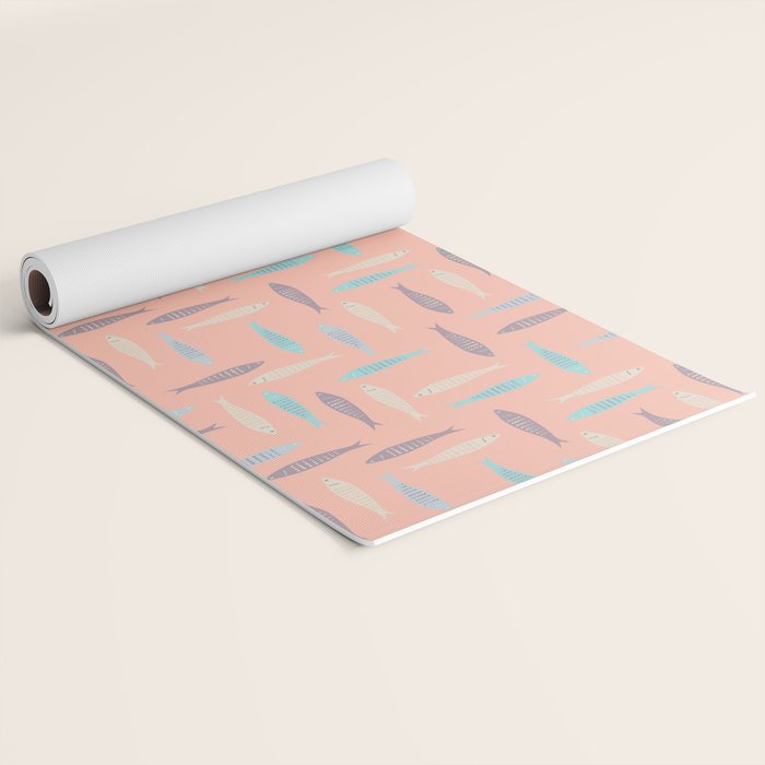 Sardines on Pink Yoga Mat Gallery Image 2