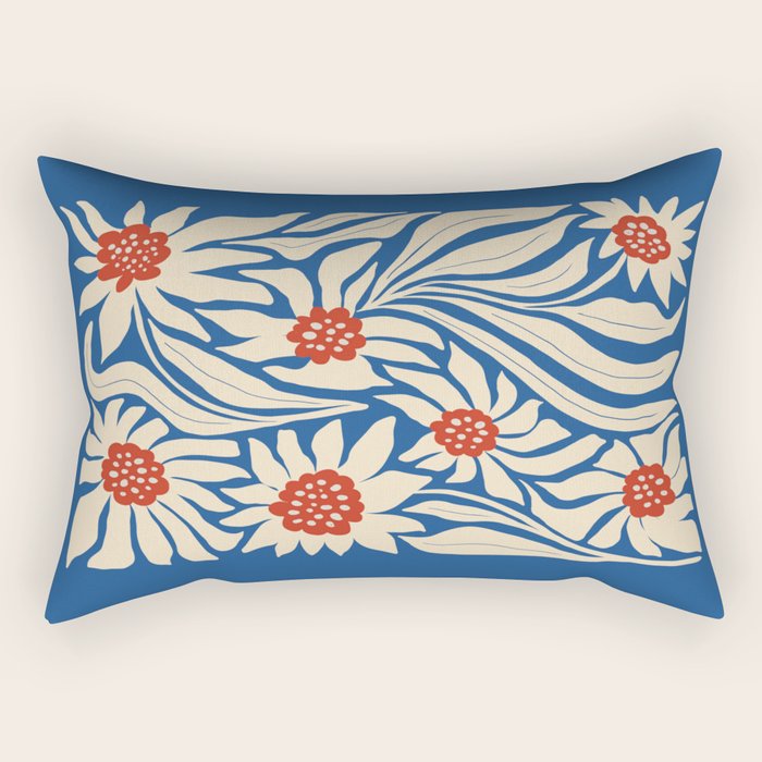 Paris: Flower Market Summer Color Series 01 Rectangular Pillow Gallery Image 1