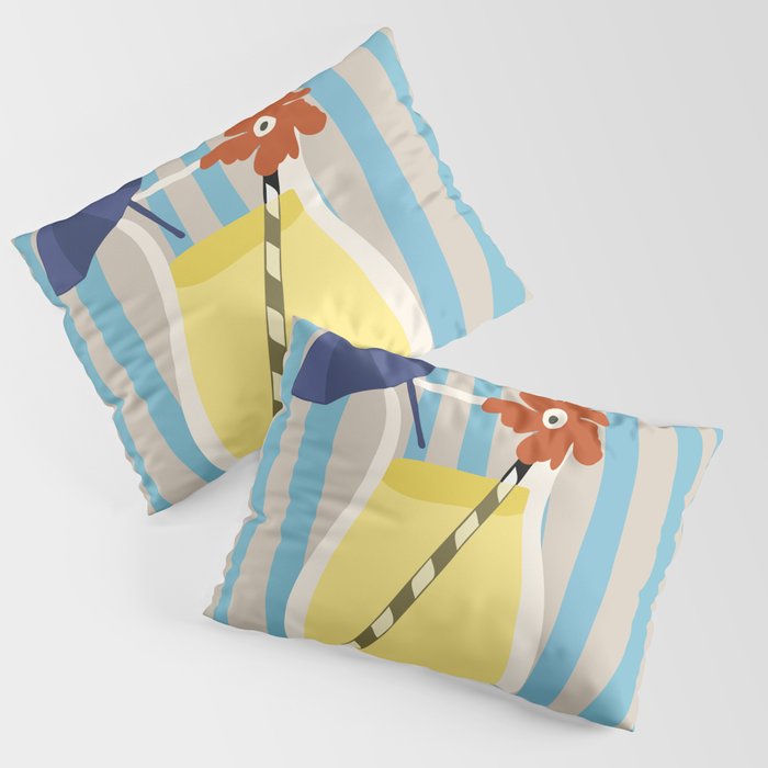 Pina Colada cocktail Pillow Sham Gallery Image 1