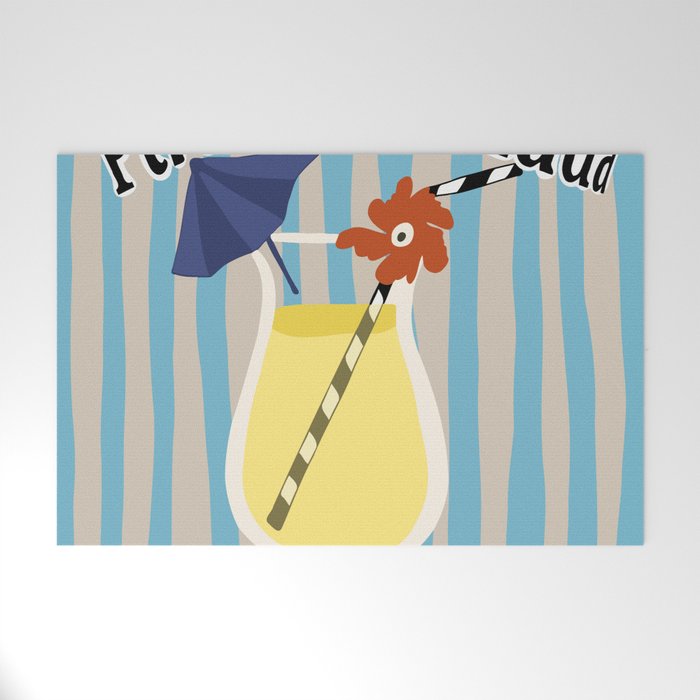 Pina Colada cocktail Welcome Mat Gallery Image 1