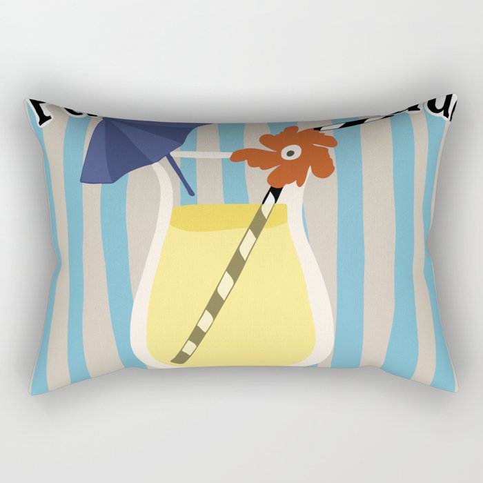 Pina Colada cocktail Rectangular Pillow Gallery Image 2