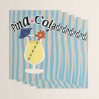 Pina Colada cocktail Wrapping Paper Gallery Image 3