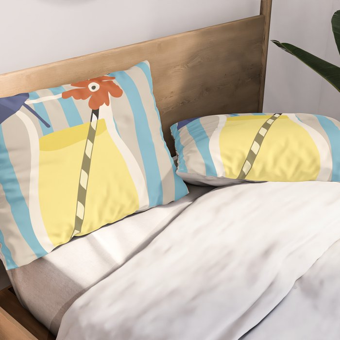 Pina Colada cocktail Pillow Sham Gallery Image 2