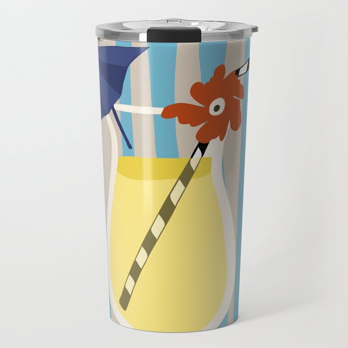 Pina Colada cocktail Travel Mug Gallery Image 1
