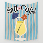 Pina Colada cocktail Wall Tapestry Gallery Image 4