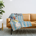 Pina Colada cocktail Throw Blanket Gallery Image 1