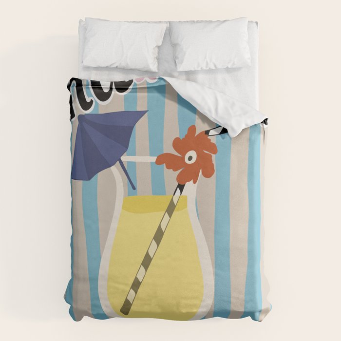 Pina Colada cocktail Duvet Cover Gallery Image 6