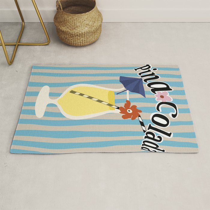 Pina Colada cocktail Rug Gallery Image 1