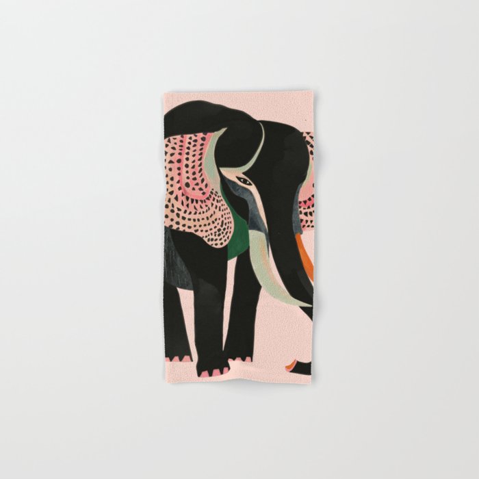 Abstract Elephant Bath Towel Gallery Image 1