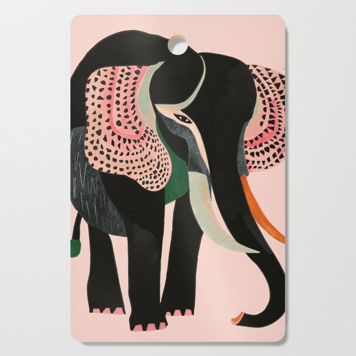 Abstract Elephant Cutting Board Gallery Image 1