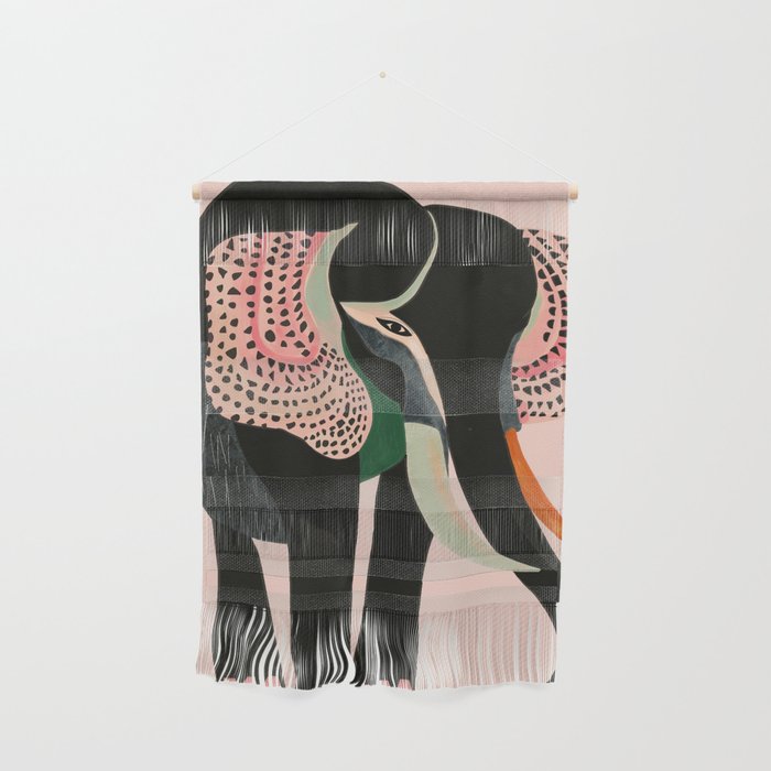 Abstract Elephant Wall Hanging Gallery Image 1