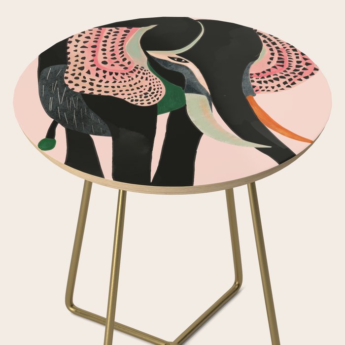 Abstract Elephant Side Table Gallery Image 2