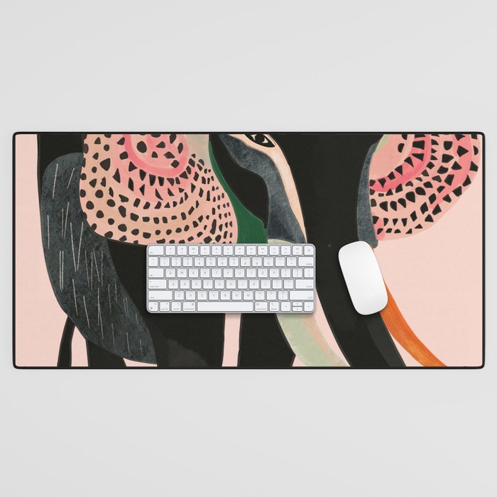 Abstract Elephant Desk Mat Gallery Image 1