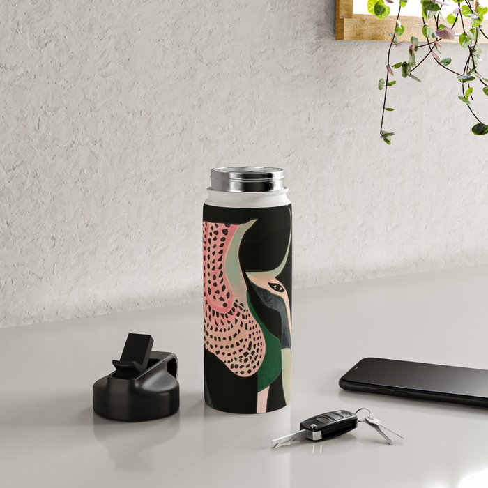 Abstract Elephant Water Bottle Gallery Image 4