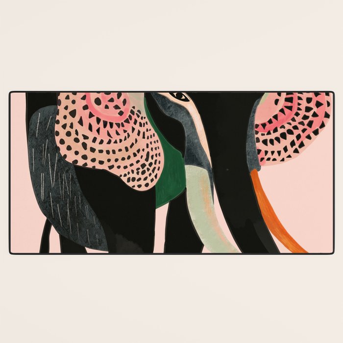 Abstract Elephant Desk Mat Gallery Image 3