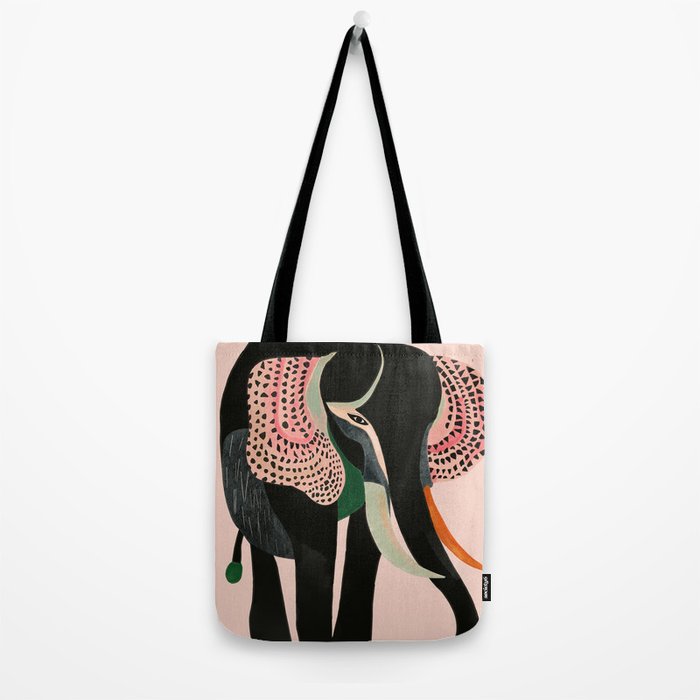 Abstract Elephant Tote Bag Gallery Image 2
