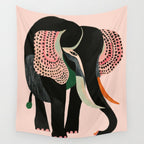 Abstract Elephant Wall Tapestry Gallery Image 4