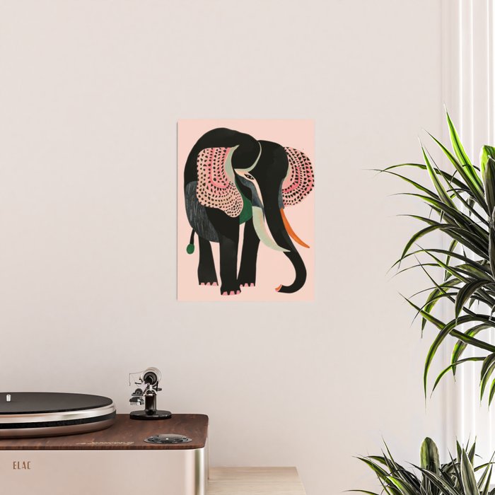 Abstract Elephant Poster Gallery Image 2