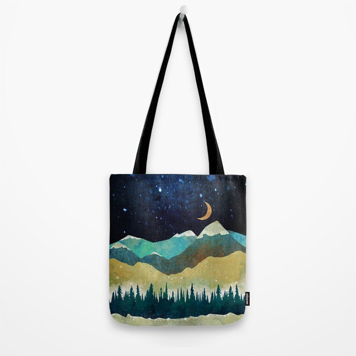 Snowy Night Tote Bag Gallery Image 2