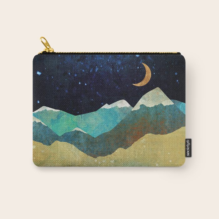 Snowy Night Carry All Pouch Gallery Image 1